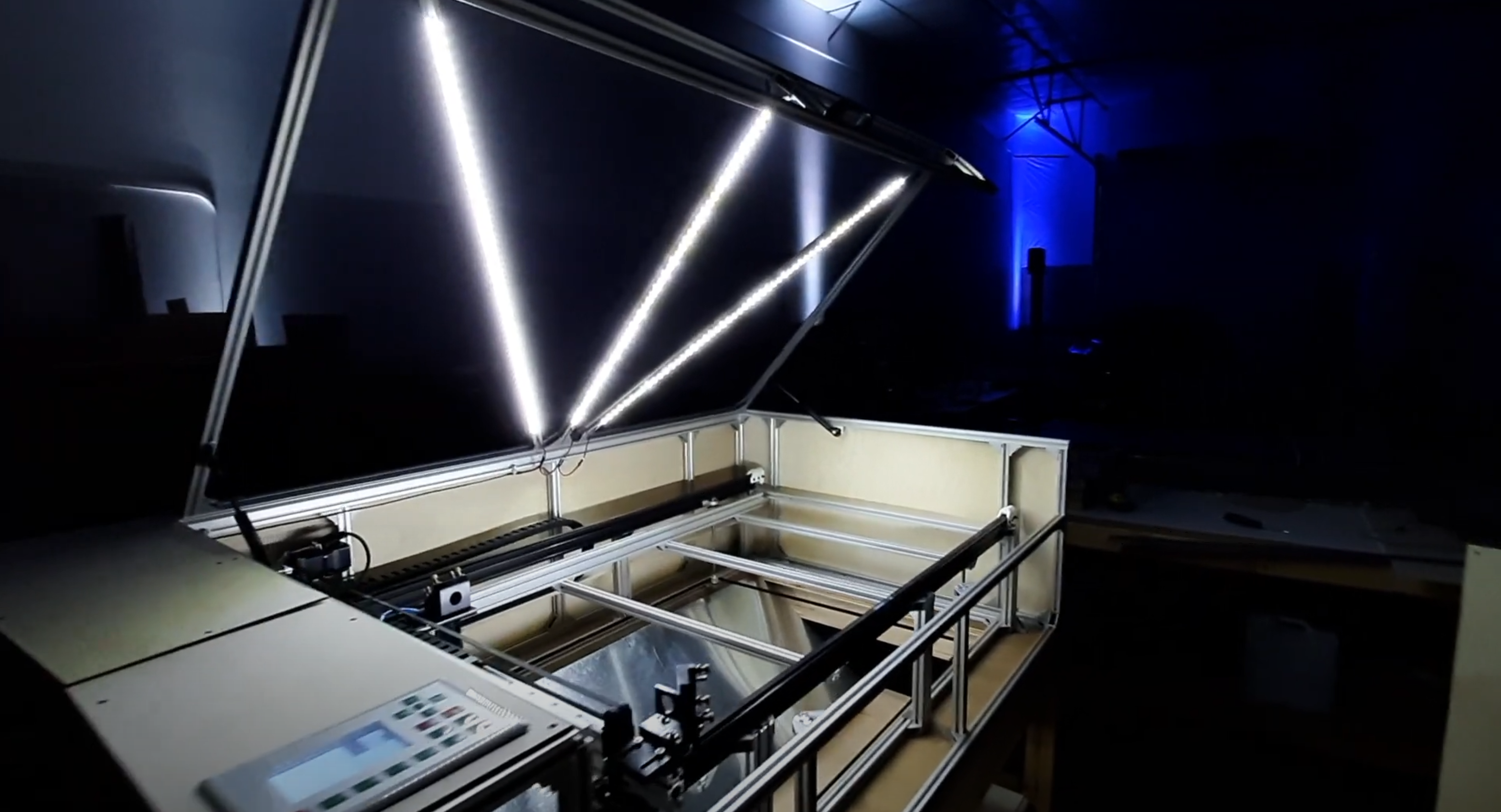 Load video: DIY CO2 Laser Cutter Progress