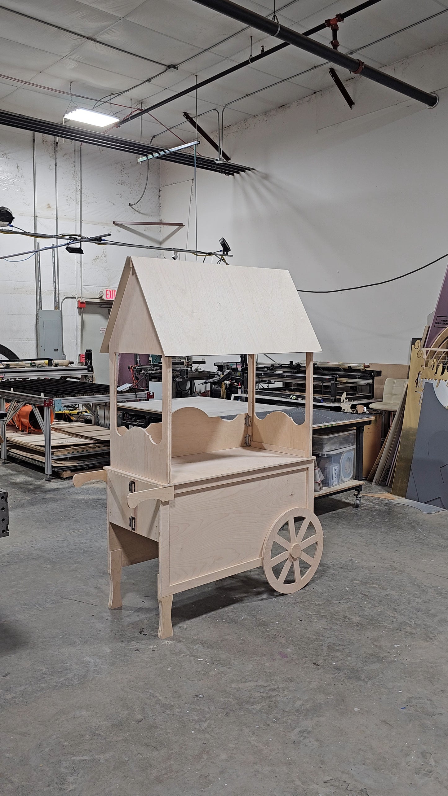 Collapsible Treat and Candy Cart