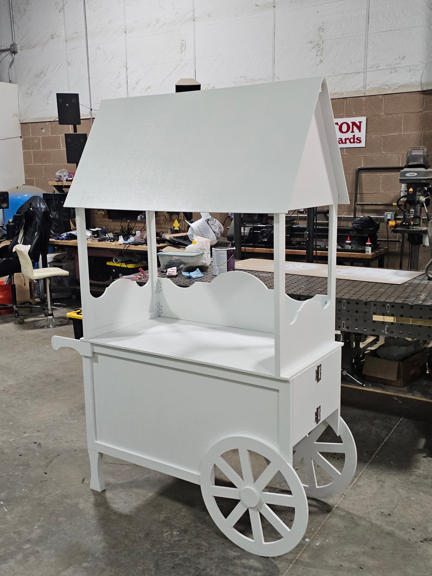 Collapsible Treat and Candy Cart