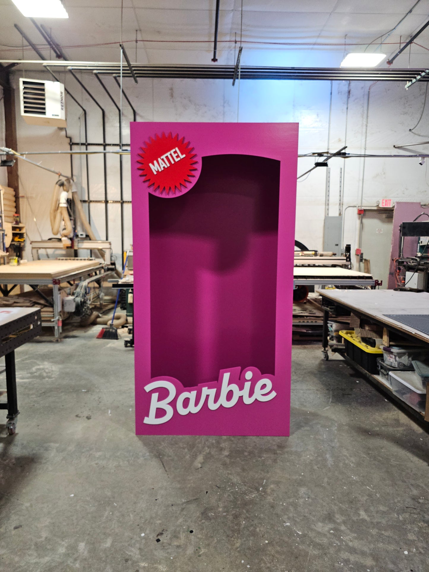 Adult Sized Barbie Box - Perfect for Pop Up venues