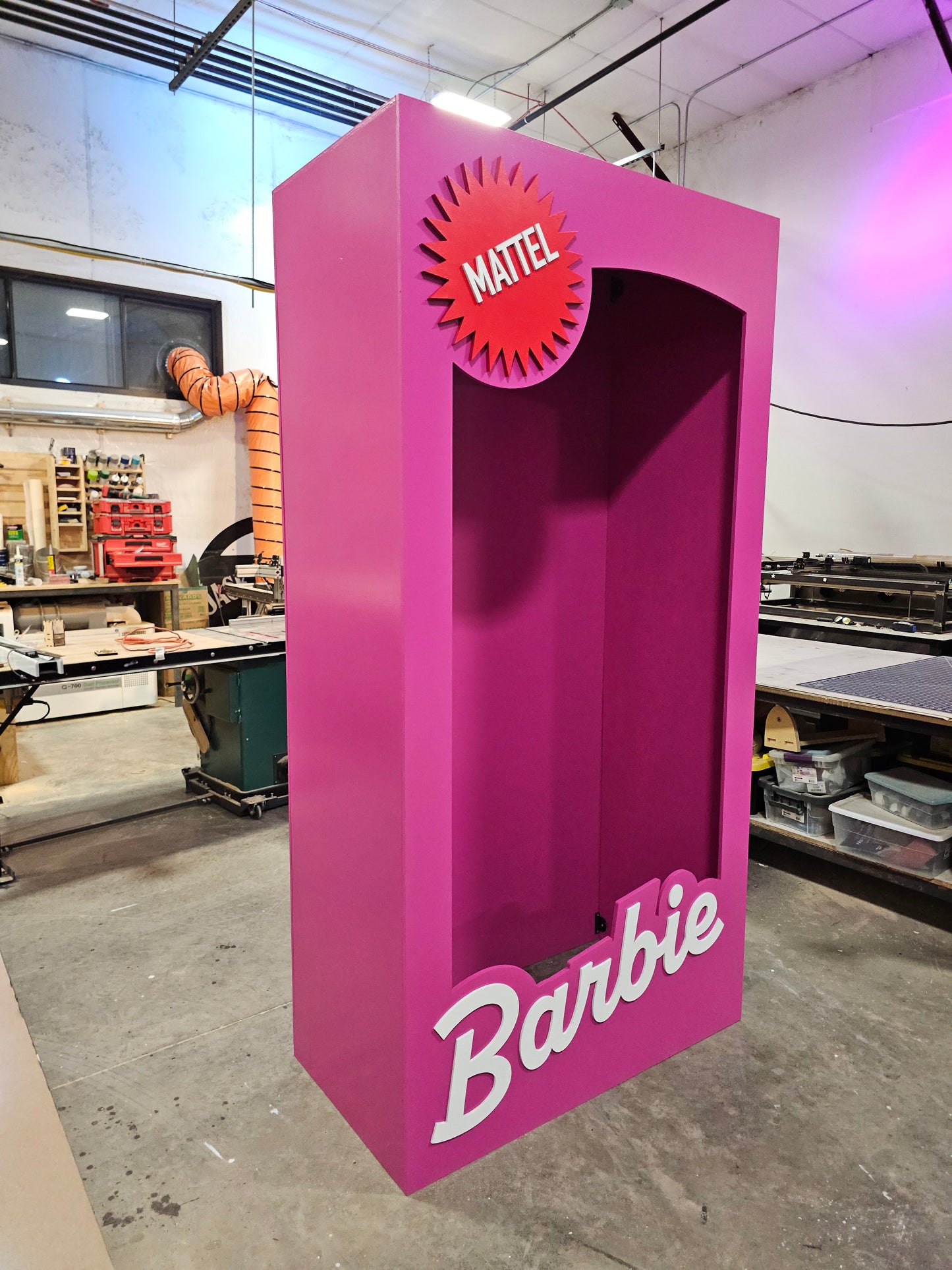 Adult Sized Barbie Box - Perfect for Pop Up venues