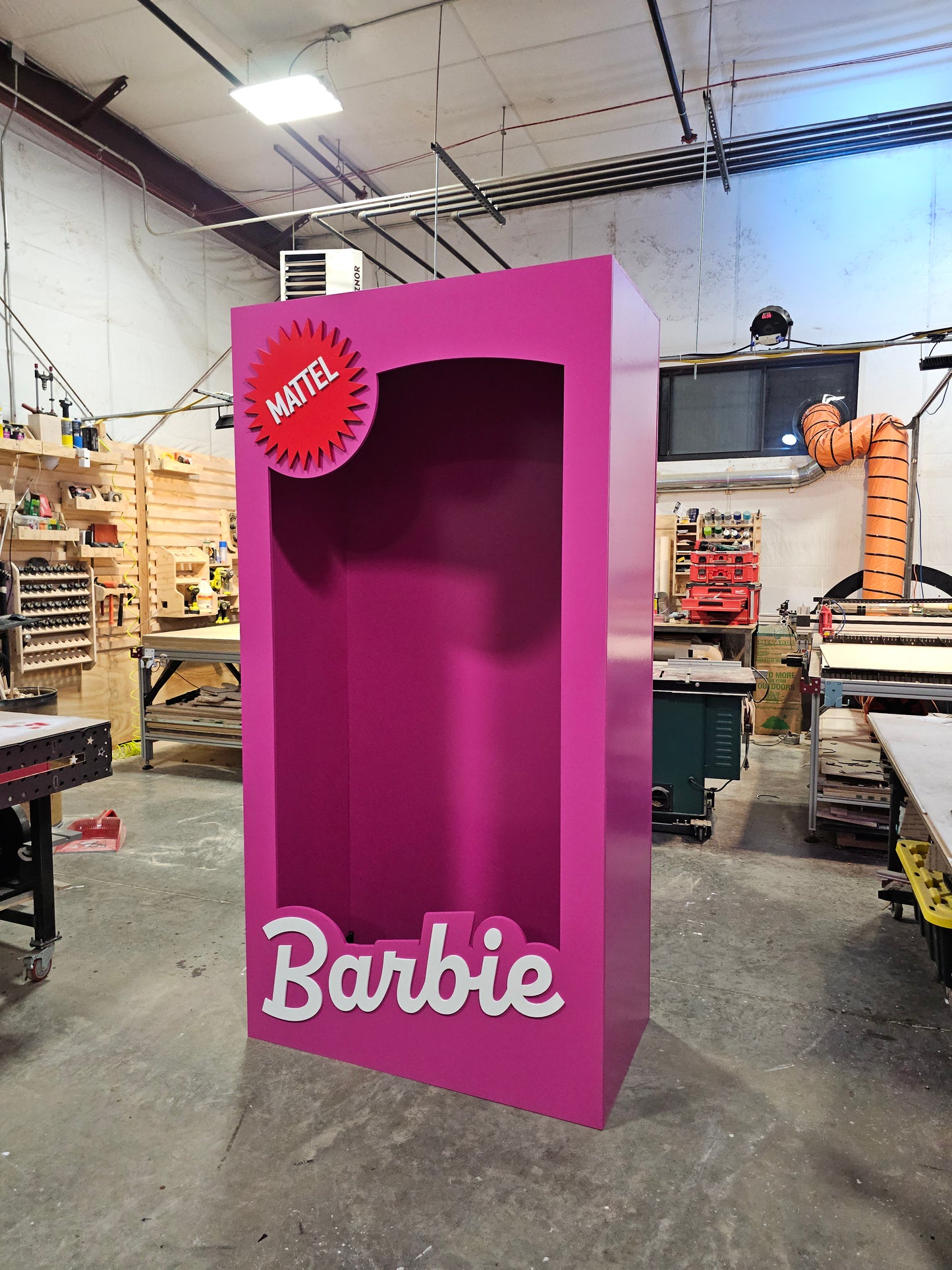 Adult Sized Barbie Box - Perfect for Pop Up venues