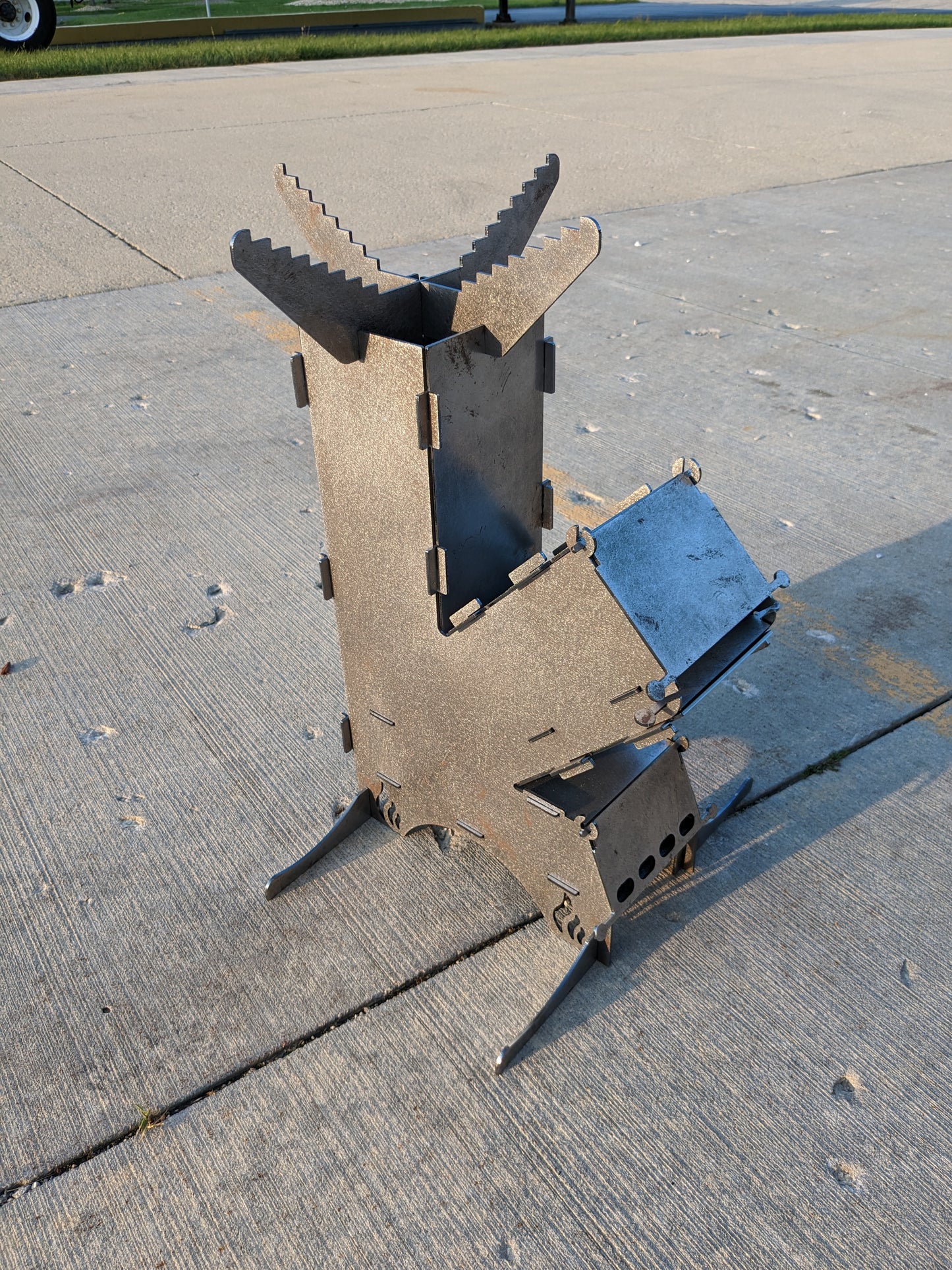 Collapsible Rocket Stove