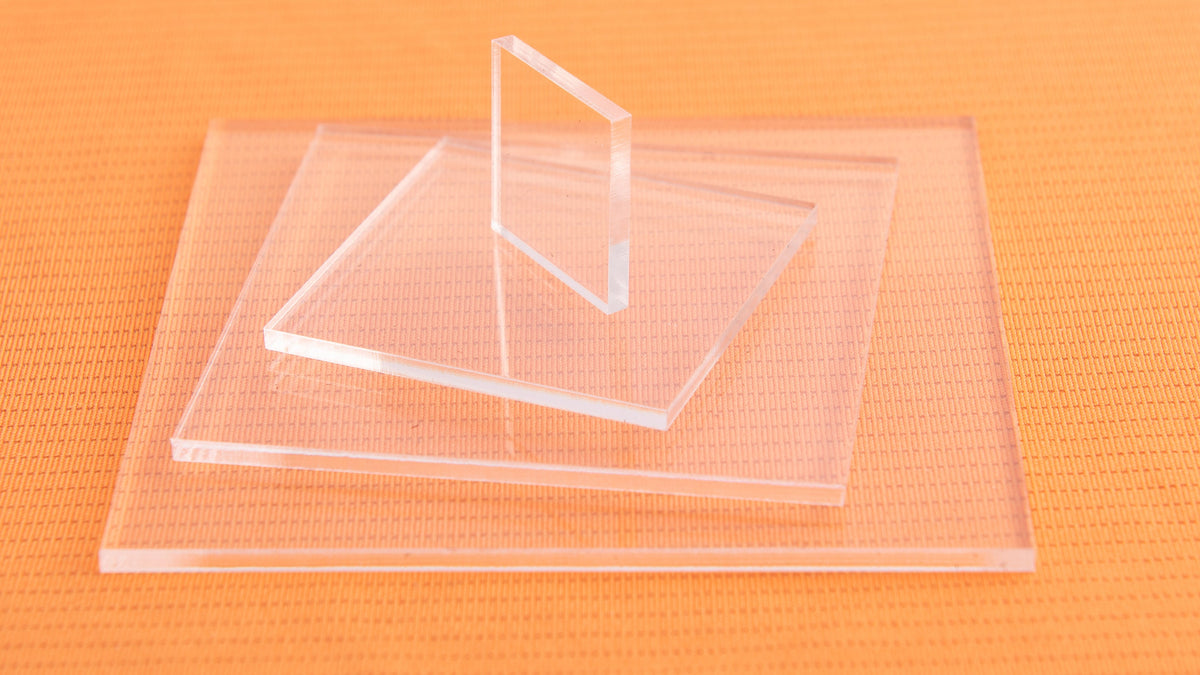 Clear Acrylic Plastic Squares (Sizes) - Design Concepts Chi