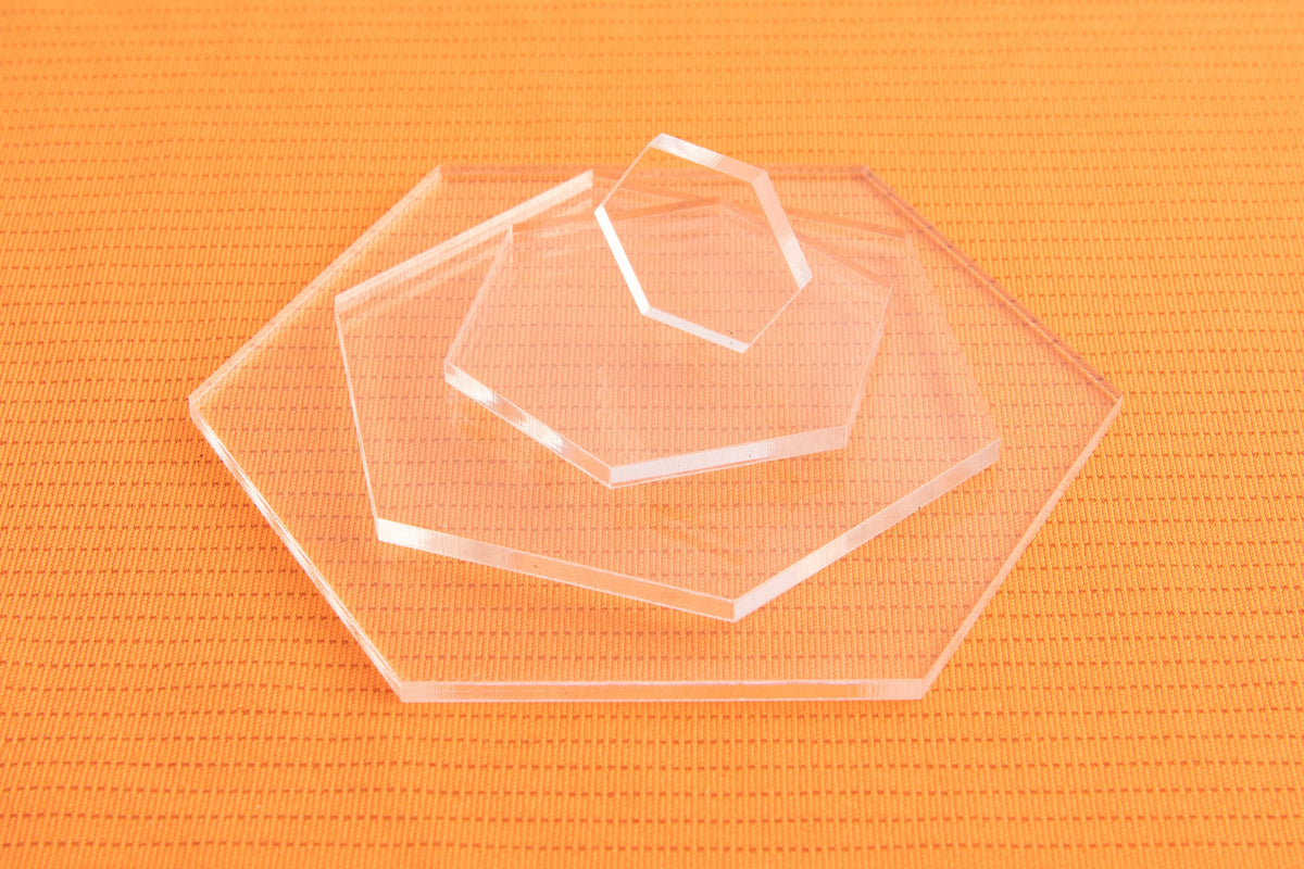 Acrylic Hexagon (Singles & Sizes) - Design Concepts Chi