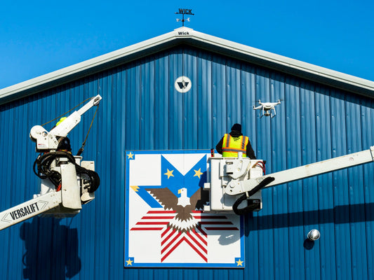 Eagle Paper Printed Barn Quilt Pattern (Sizes) - Design Concepts Chi