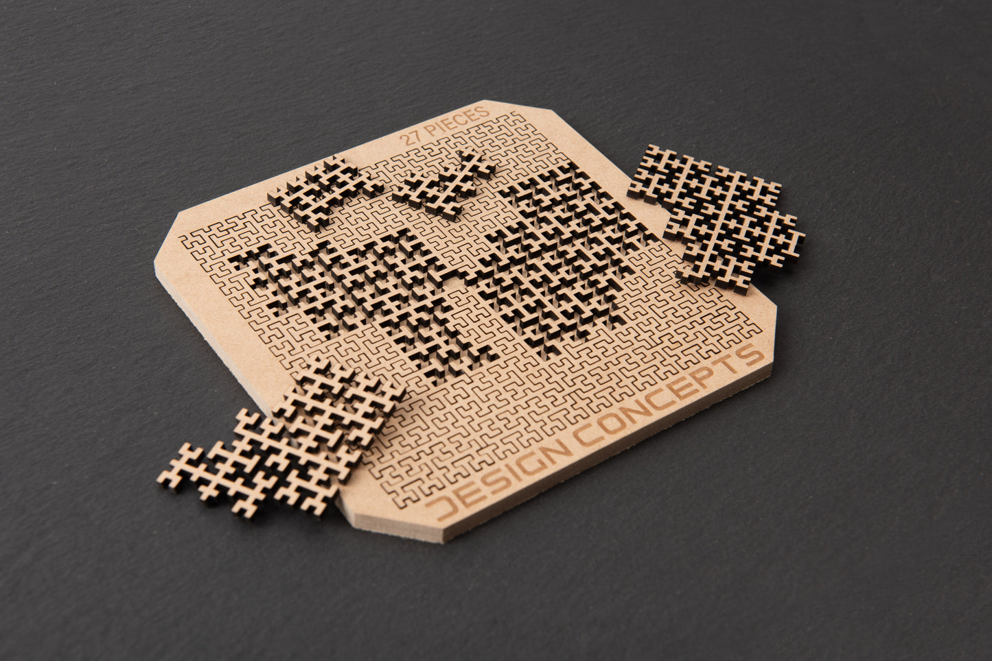 Fractal Jigsaw Puzzle (27-Piece Block Version) - Design Concepts Chi