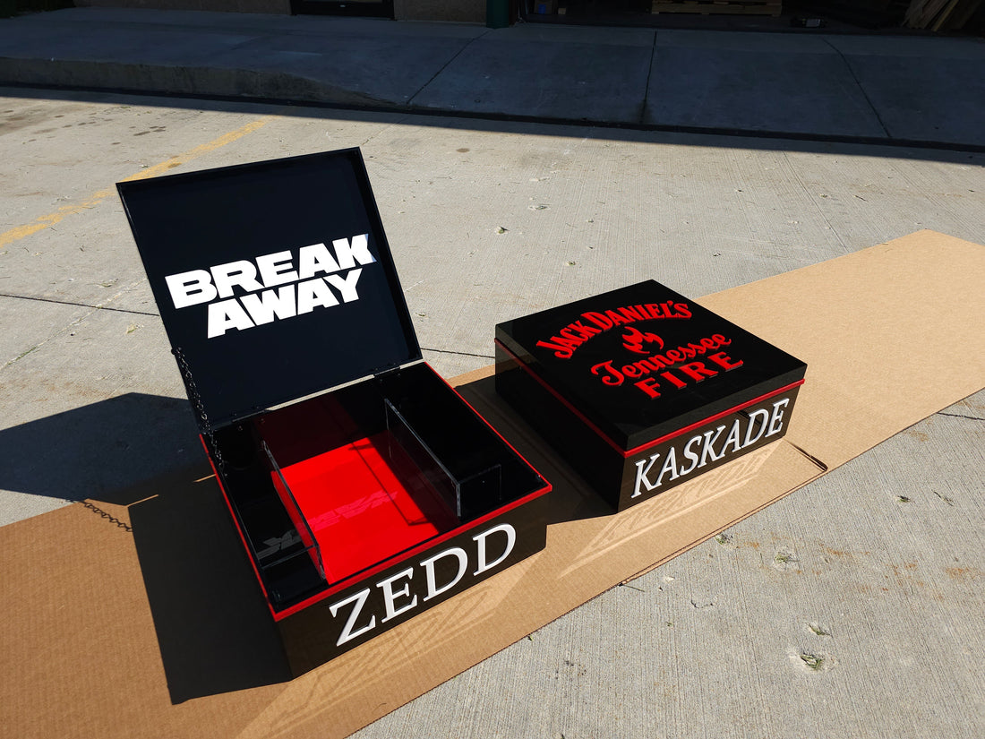 Break Away Music Festival Acrylic Gift Boxes