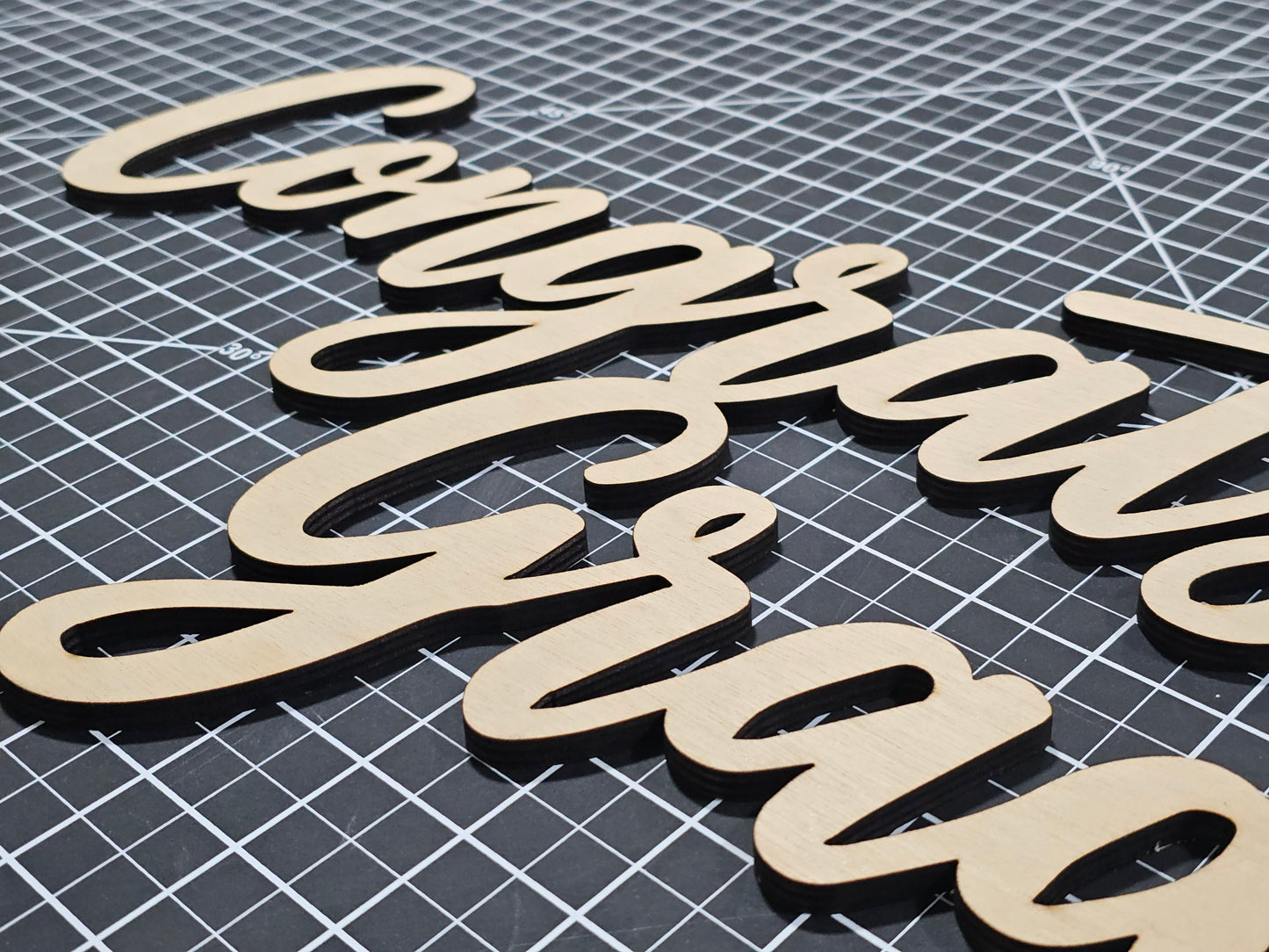 Custom Wooden Congrats Grad Sign, Graduation Party Decor