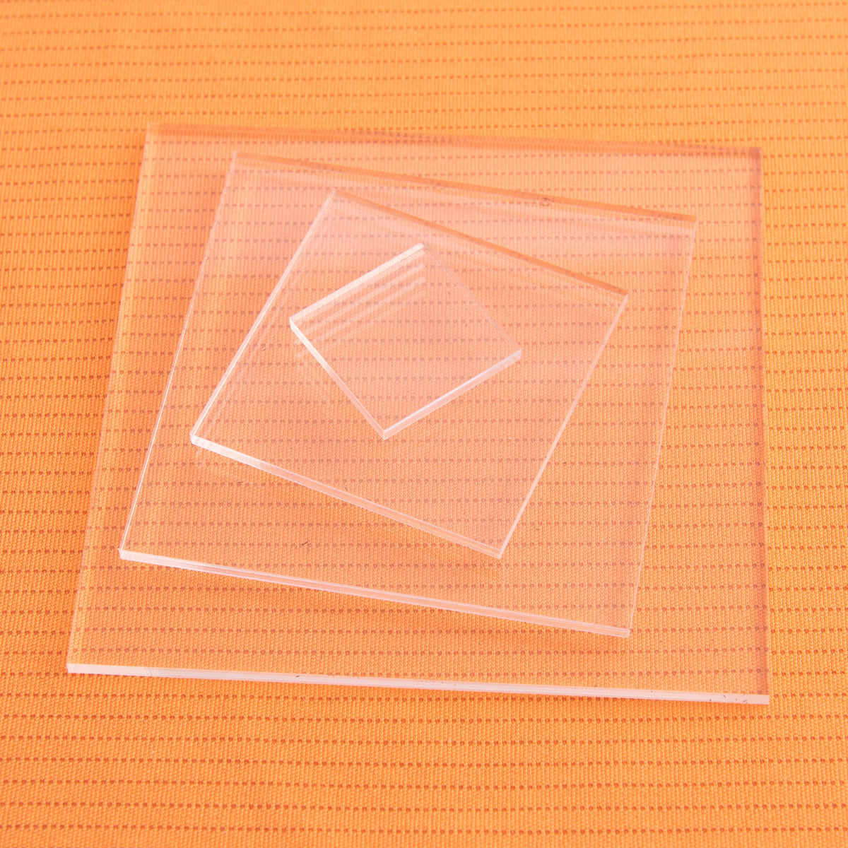 Clear Acrylic Plastic Squares (Sizes) - Design Concepts Chi