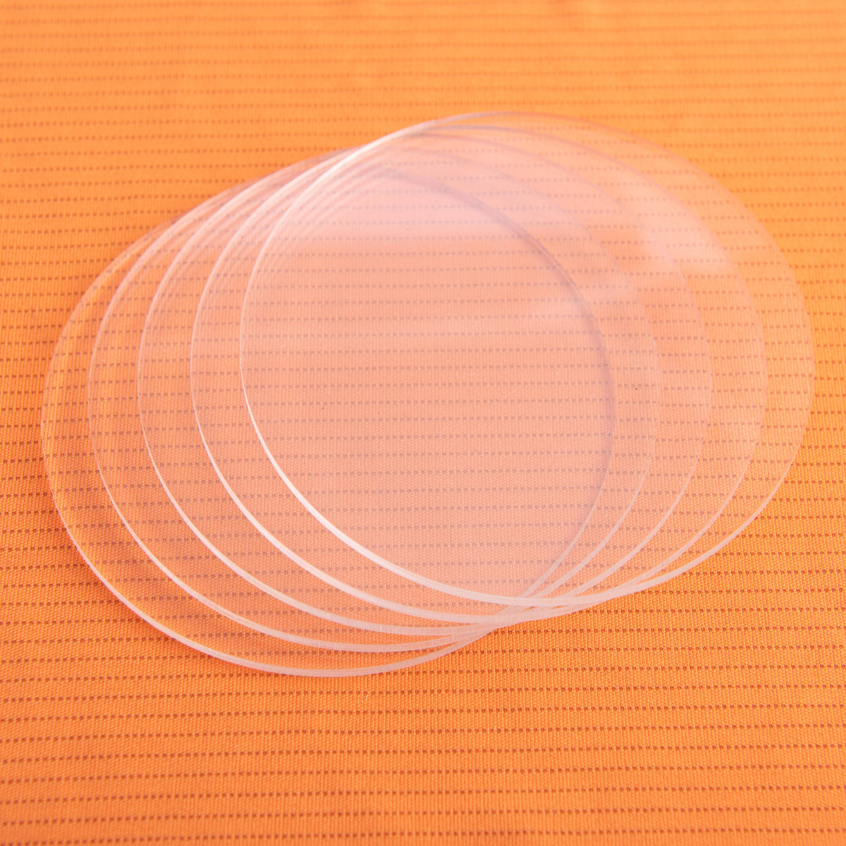 20 Large Clear Acrylic Plastic Discs (Sizes) - Design Concepts Chi