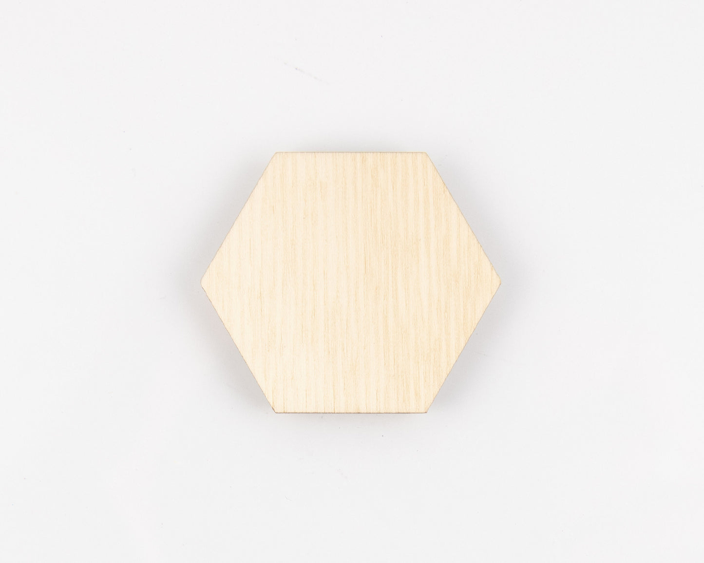 Wood Hexagon Tile Blanks - Shapes - Game Board - Unfinished - Terrain - 1/8" thick - Design Concepts Chi