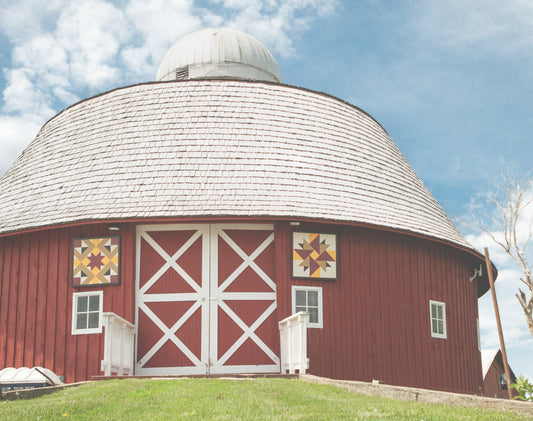 Magic Carpet Paper Printed Barn Quilt Pattern (Sizes) - Design Concepts Chi