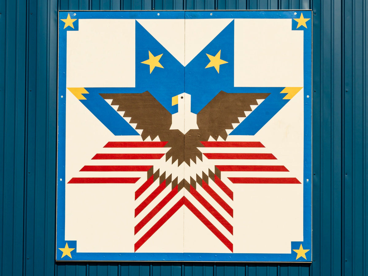 Eagle Paper Printed Barn Quilt Pattern (Sizes) - Design Concepts Chi