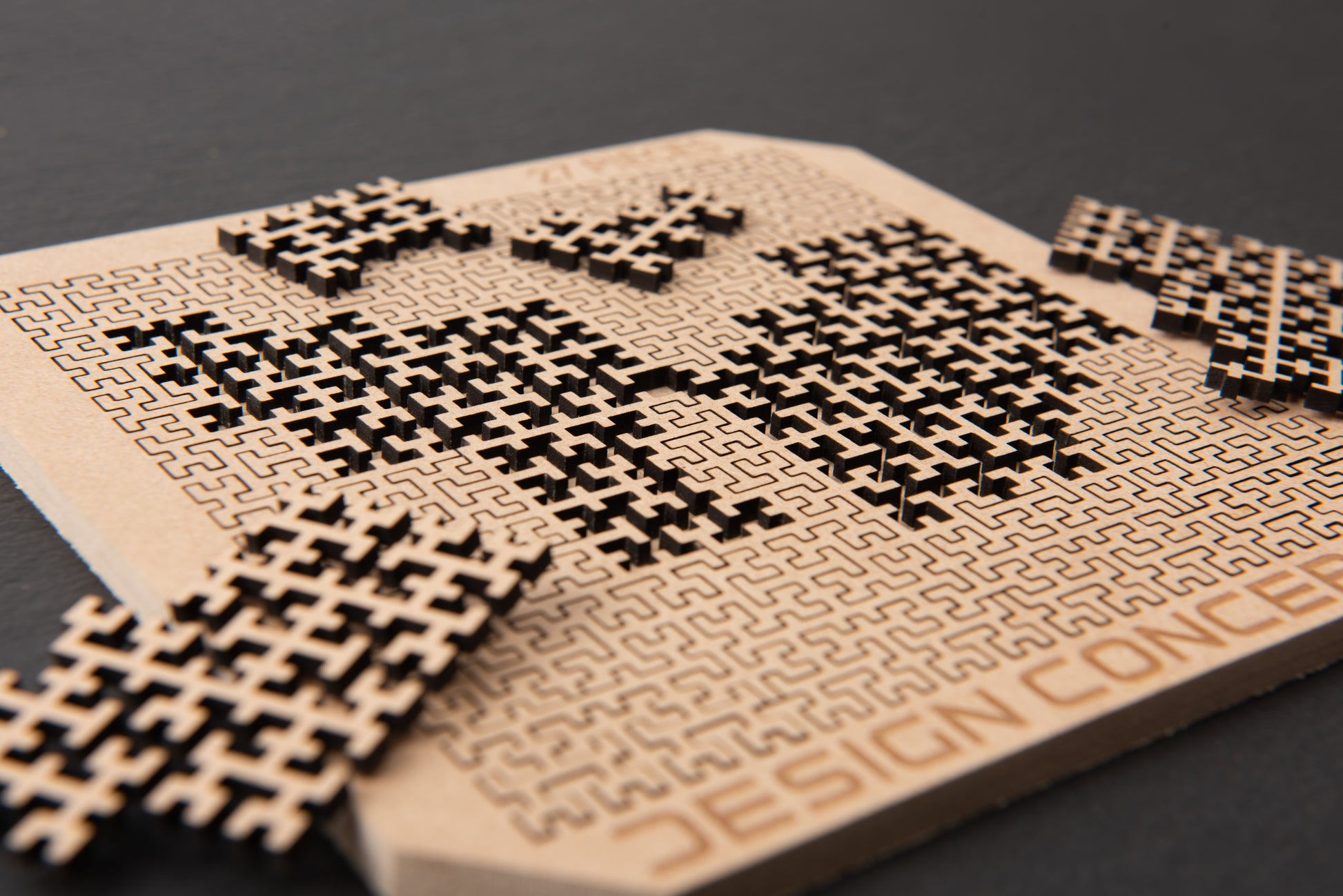 Fractal Jigsaw Puzzle (27-Piece Block Version) - Design Concepts Chi