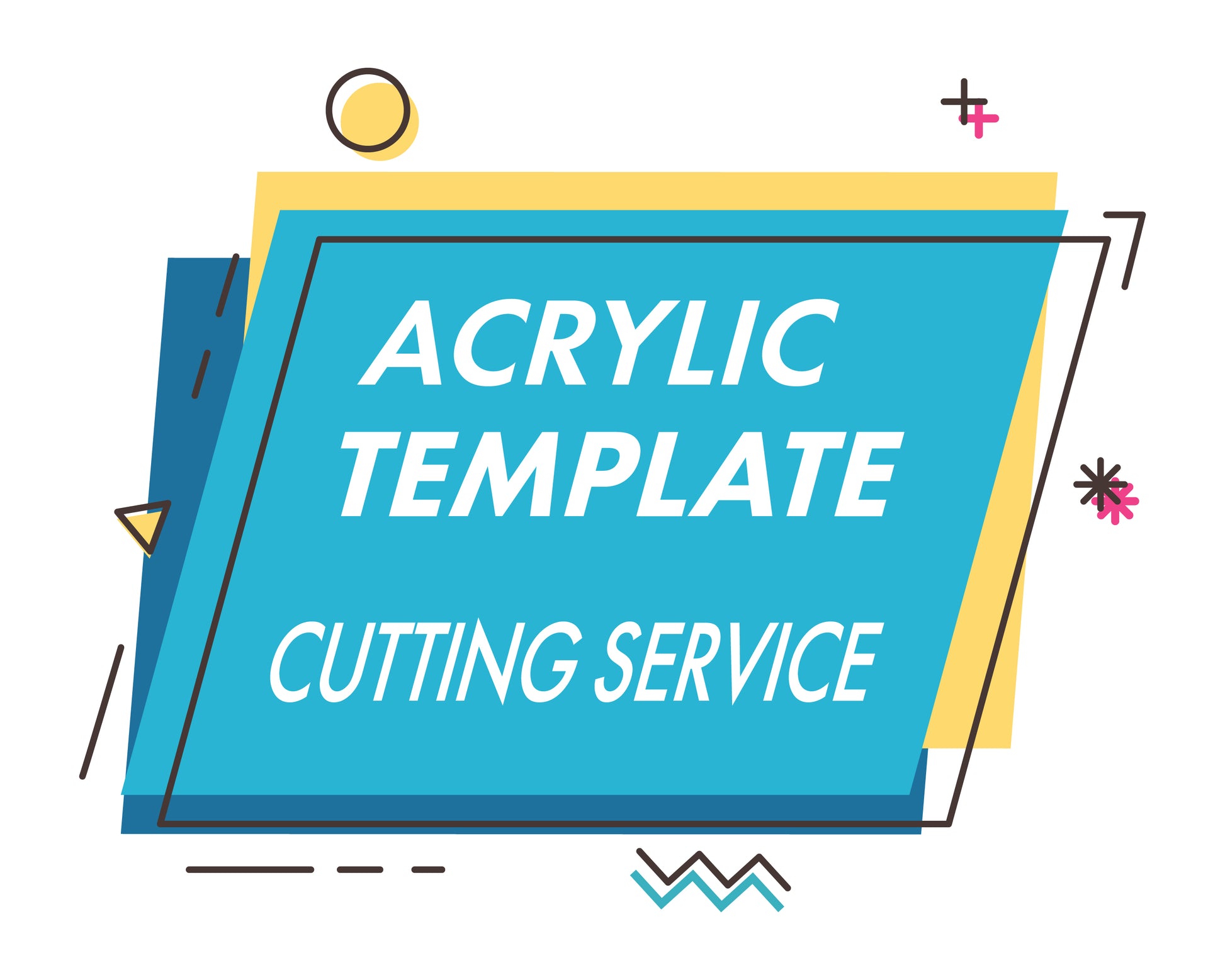 Custom Acrylic Template Pattern Cutting Service - Design Concepts Chi