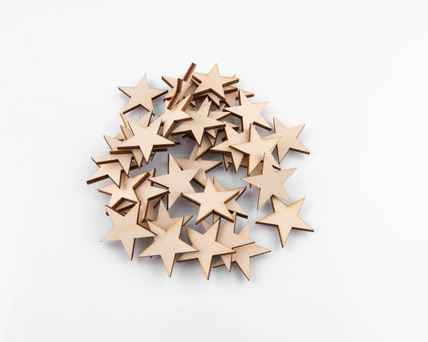 Laser Cut Wood Stars - Perfect for American wood flags