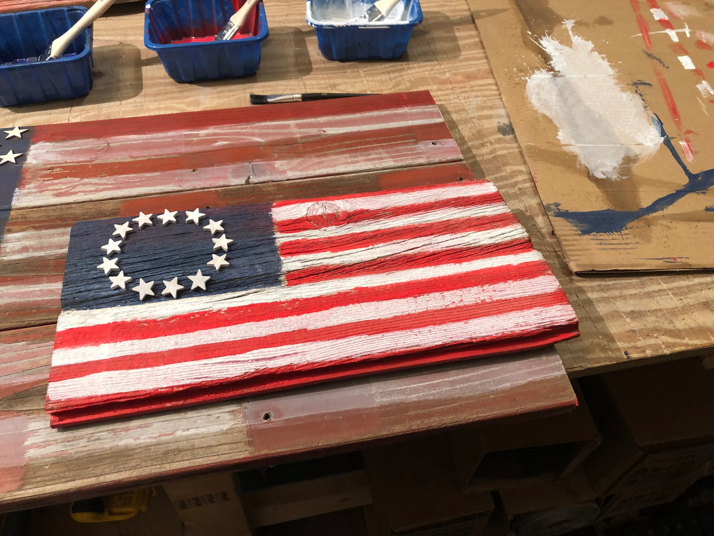 Laser Cut Wood Stars - Perfect for American wood flags